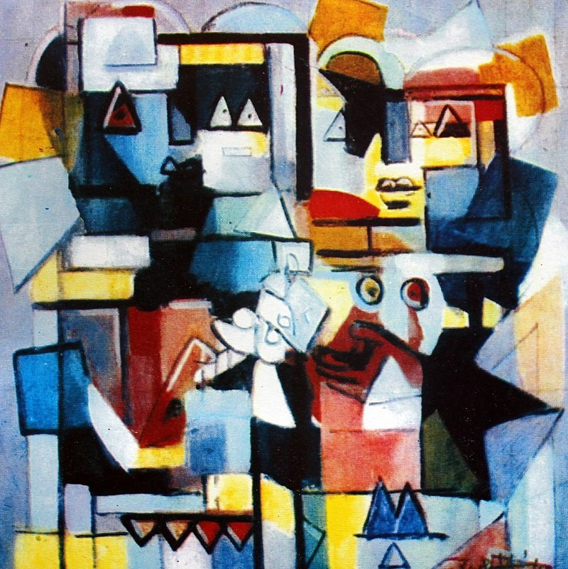 Ibrahim Kodra "L'Appuntamento" (Galleria Nazionale del Kossovo)